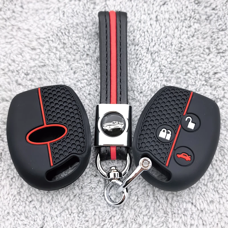 Silicone Car Key Case Keychain Remote Key Cover for Ford Fiesta Mk7 Mk5 Mk6 Mondeo Focus 2 Mk2 Transit Ka Fusion C-MAX S-MAX