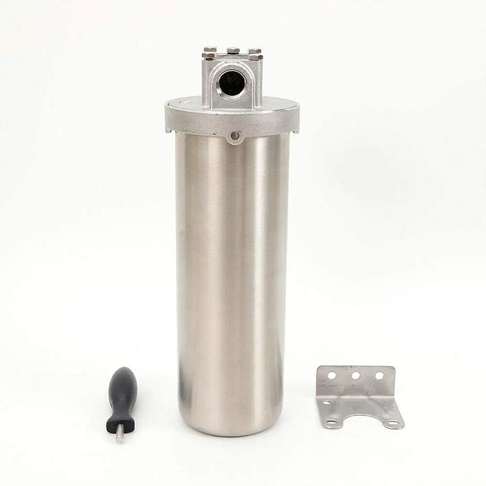 304 Stainless Steel Water Filter Housing, Heavy Duty, 10 "Cartridges, 3/4" Npt