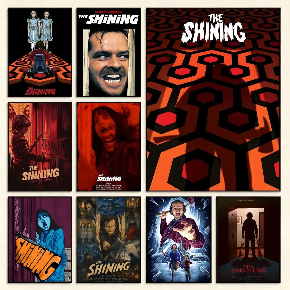 Horror Classic T-The Shining Poster Digital Solvent Print Waterproof PP Fade-Resistant Wall Art Room Decor Gift