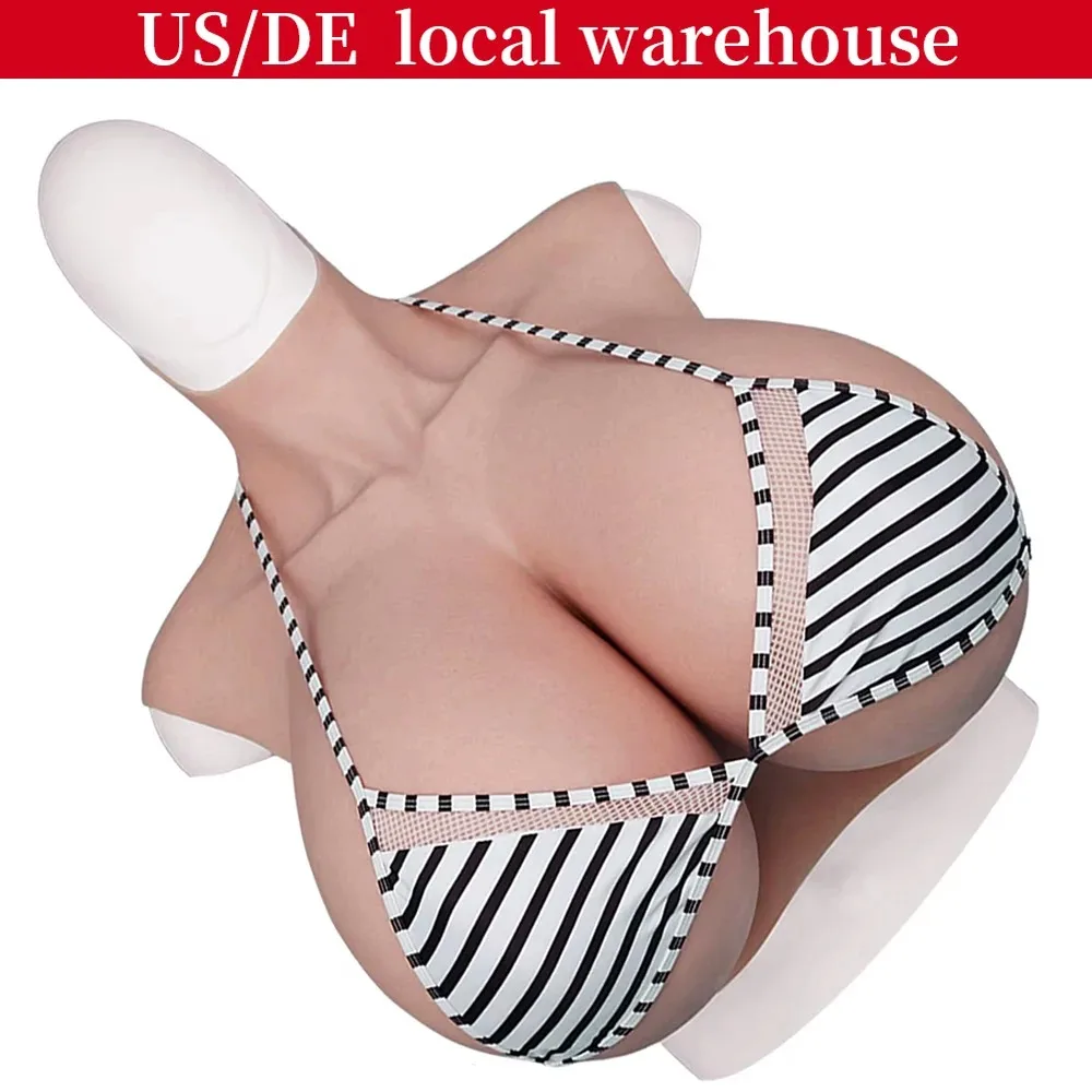 Cosplay Chest Drag Queen Fake Artificial Huge Boobs for Mastectomy Crossdresser Transgender Sissy Realistic Silicone Chest