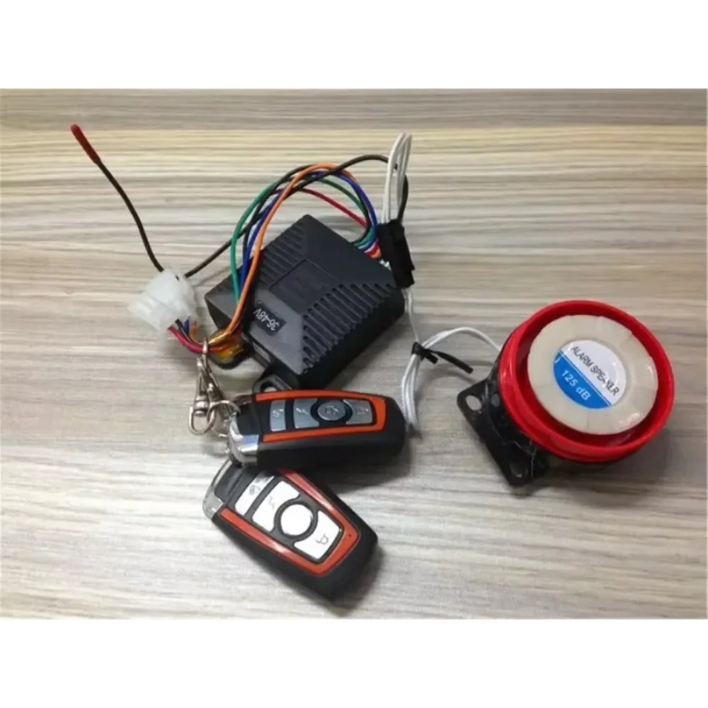 For Electric vehicle anti-theft 36V48V60V72V84v96 dual remote anti-cut line alarm off bottle