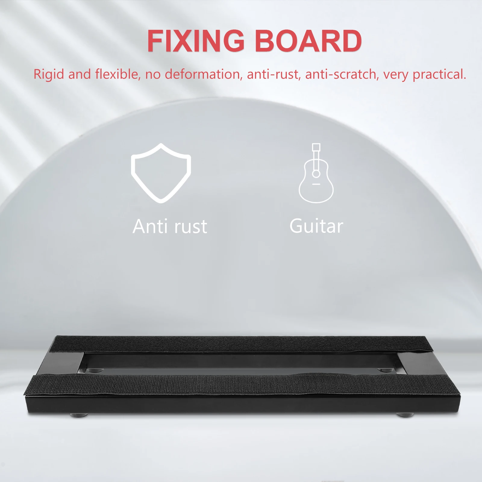 

Electric Guitar Effect Pedalboard Bracket Holder Durable Practical Stage Performance Anti Rust Scratch Musical Gift Guitar