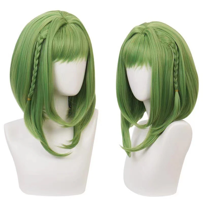 Nanamine Sakura Cos Short Hair Party Evening Dress Match Inner Buckle Pigtail Wig Anime Toilet Bound Hanako Kun Role Headgear