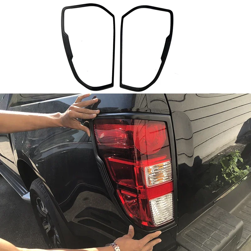 

4X4 Exterior Accessories Parts ABS Matte Black Taillight Cover For Mazda bt50 BT-50 2021 2022 Rear Lamp Protection Cover