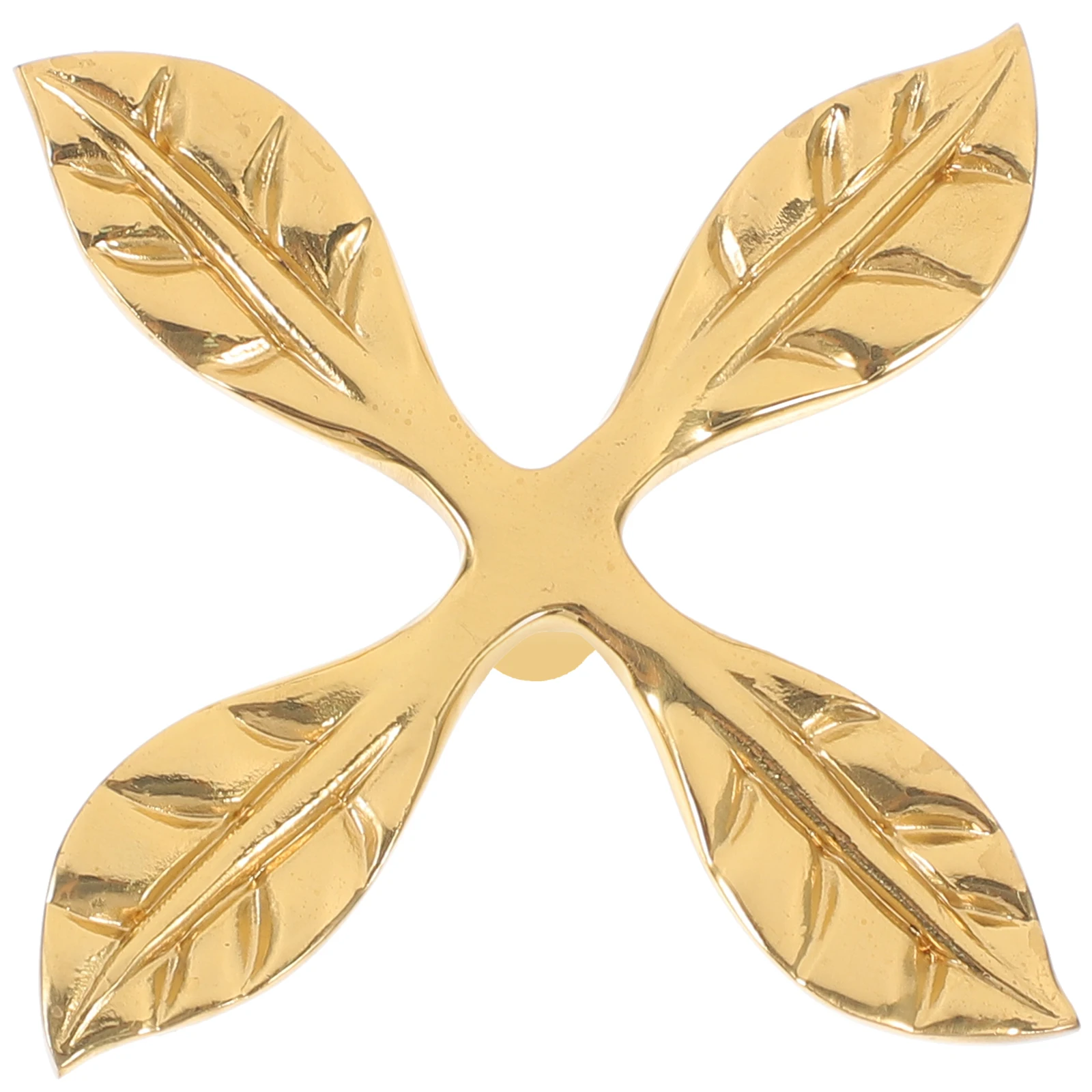 

Leaf Shape Furniture Handle Drawer Pulls Decorative Knobs Accessories Kitchen Cupboard Metal Pull Dresser Wardrobe Brass Cabinet