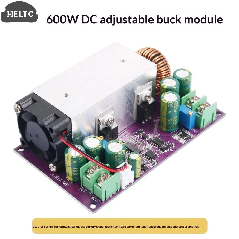 DC DC 600W Step Down Converter Module 25A Adjustable Power Supply Board for High Current Electronic Devices and Labs