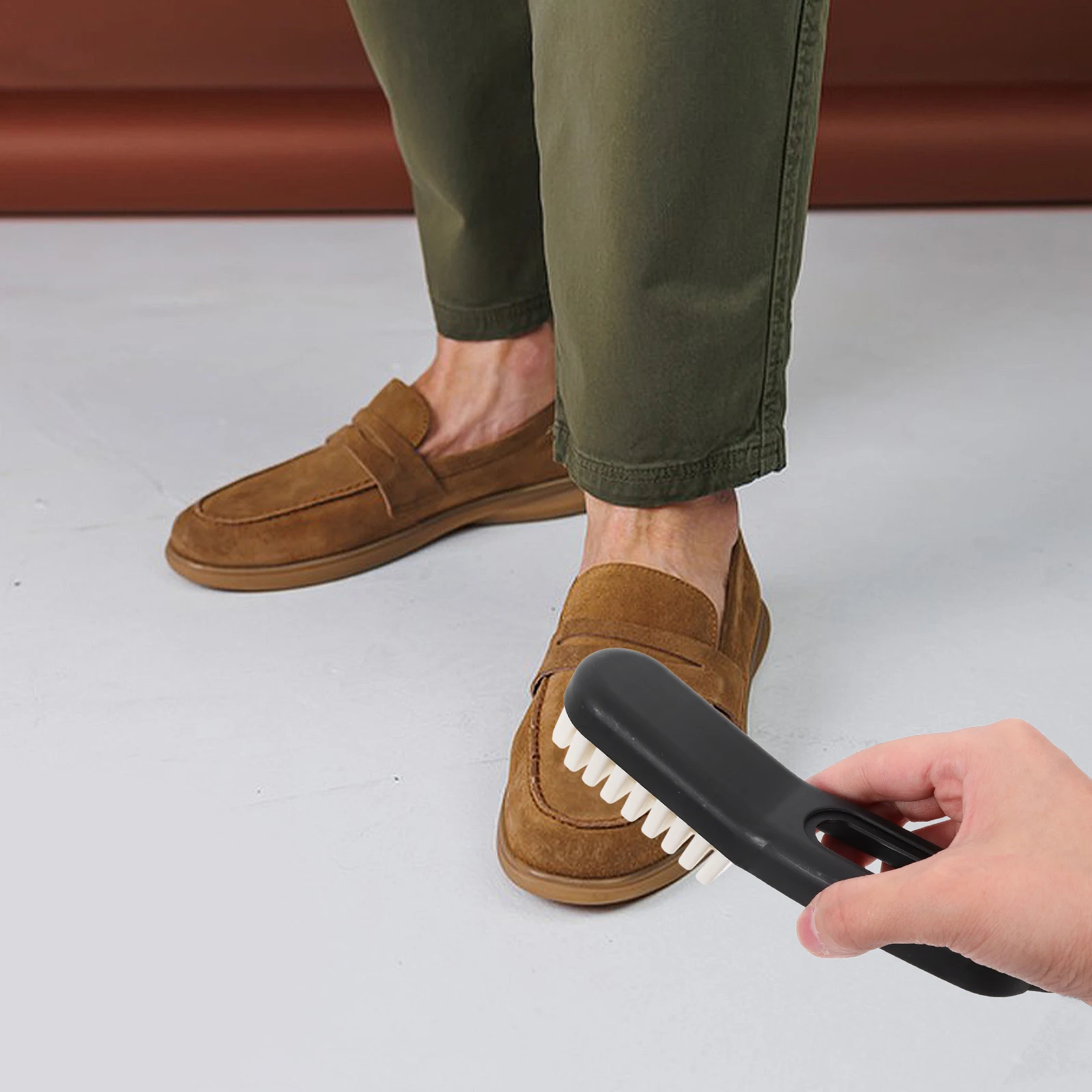 

Multi-Functional Shoe Cleaning Brush Suede Boot Cleaning Tool Dual-Sided Soft Bristle Shoe Cleaner for Sneakers