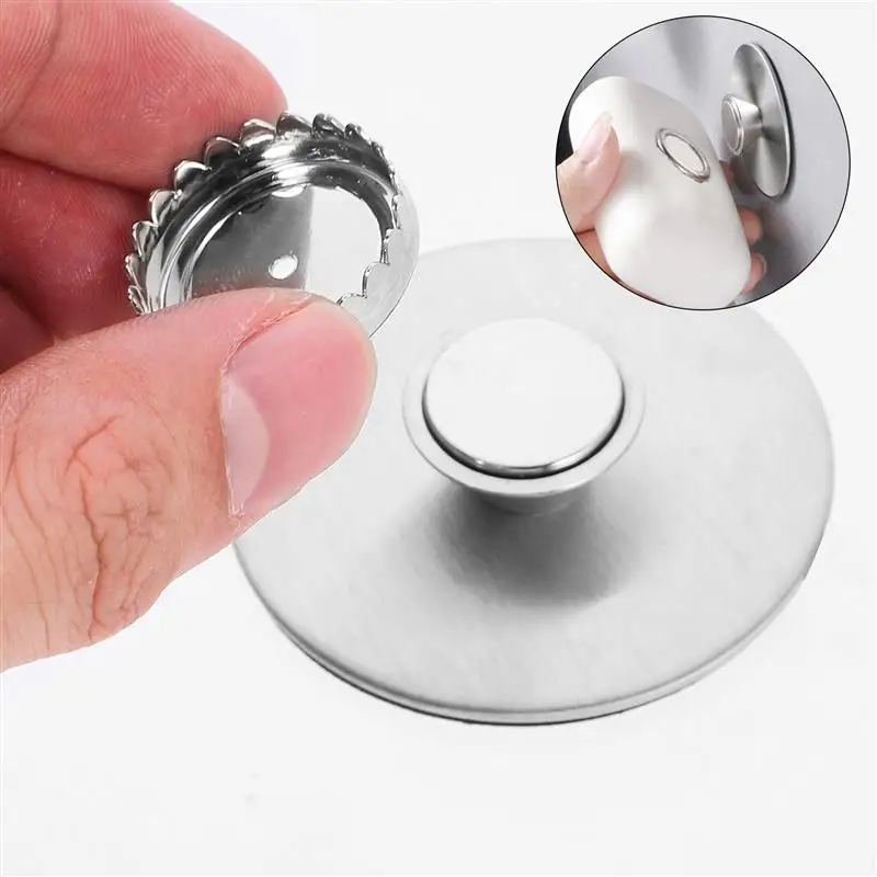 1 Set Household Coat Hanger Rack Nail-Free Magnetic Soap Holder For Bathroom Traceless Suction Soap Mounted Soap Drain Rack