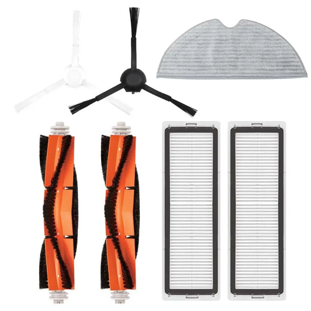 Sweeper Maintenance Parts For 1C 2C 1T Robot Vacuum HEPA Filters Main Rolling Brushes Side Brushes Mop Pads Set