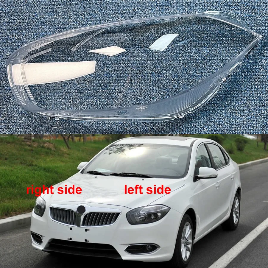 

For Brilliance H530 2011 2012 2013 Car Accessories Headlight Lens Cover Transparent Lampshade Headlamp Shell Plexiglass