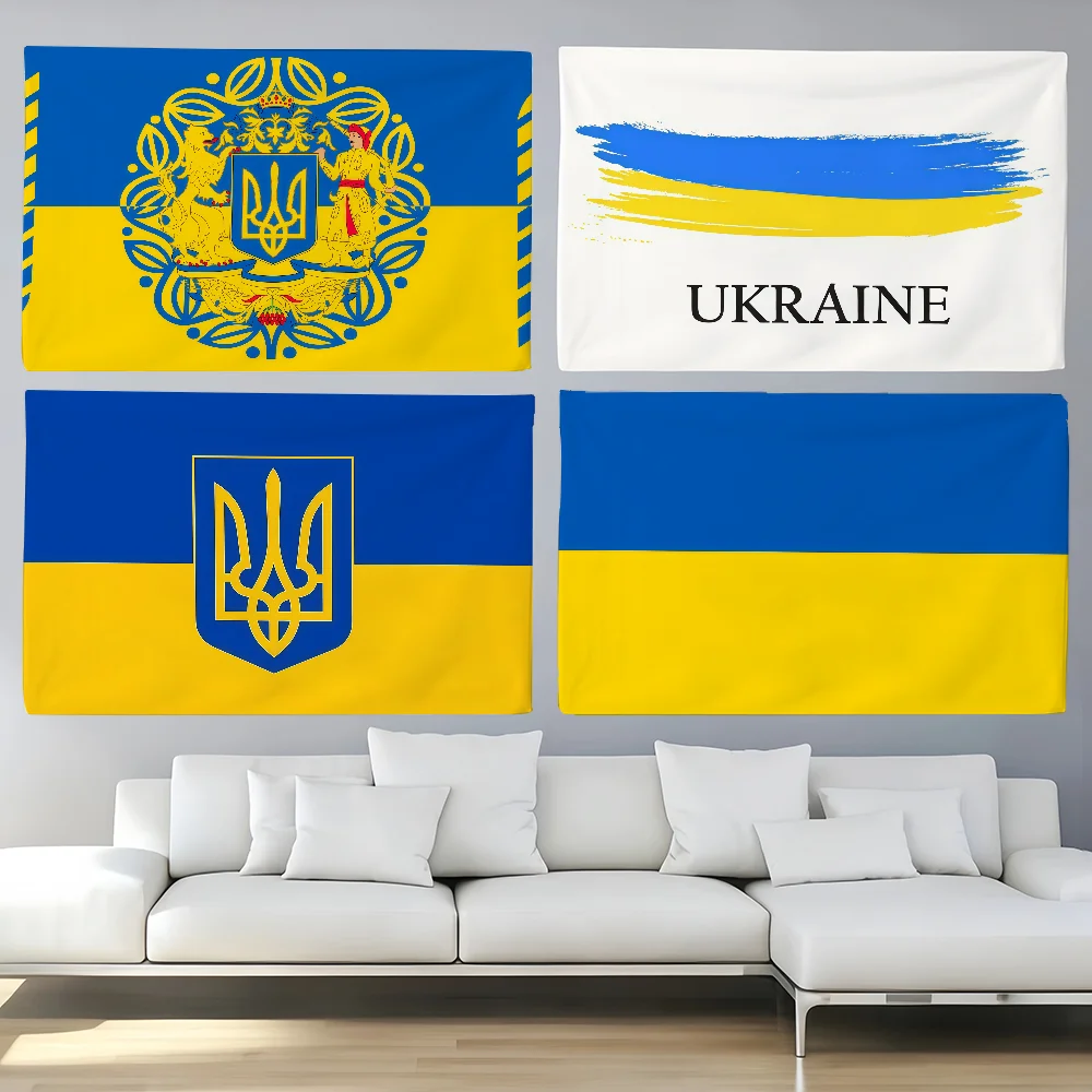 Nation Ukraine  flag For Bedroom Living Bar Garden Outdoor Active  Decoration Background And Concert