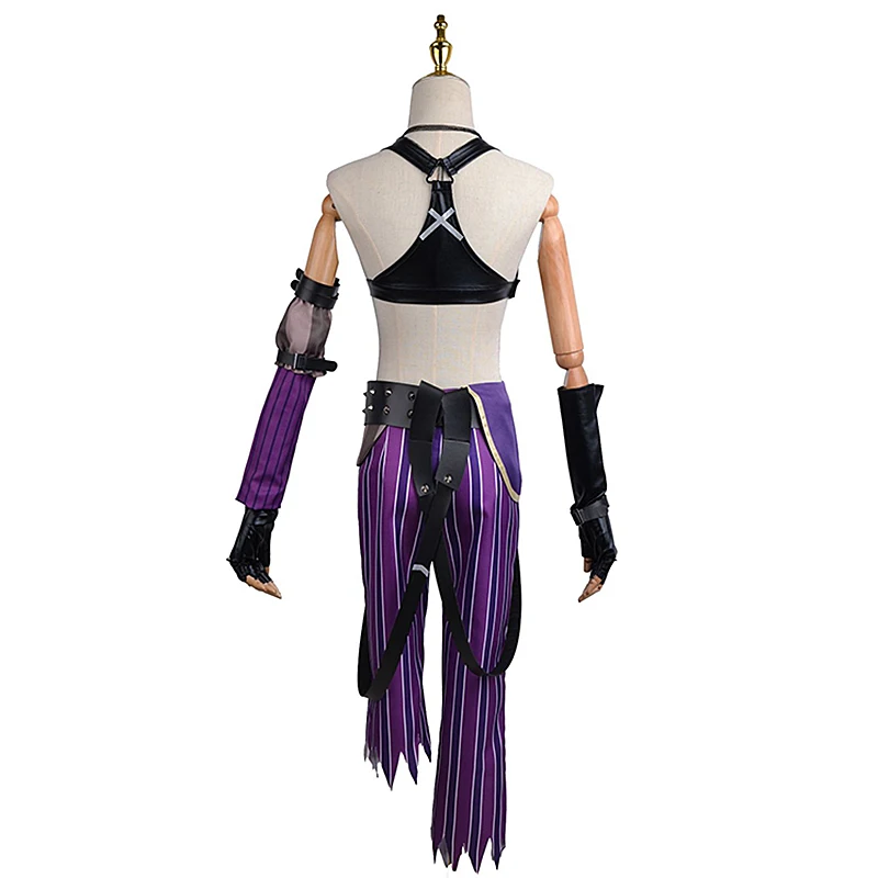 Game LOL Jinx Cosplay Loose Cannon Cosplay Outfit Wig Sexy Women Carnival Costume Shooter Loli Halloween Party Roleplay Suit