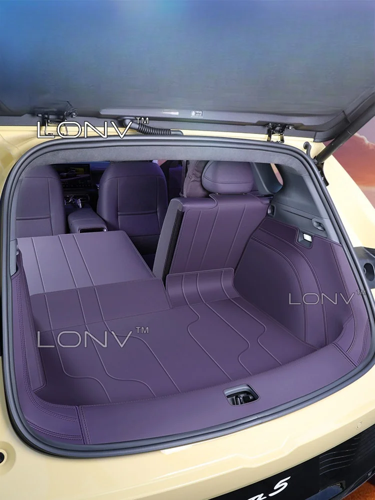 For Leapmotor B05 2026 2027  Leather Full Wrap Trunk Mat Waterproof Non-Slip Cargo Mat Protector Premium Car Interior Accessorie