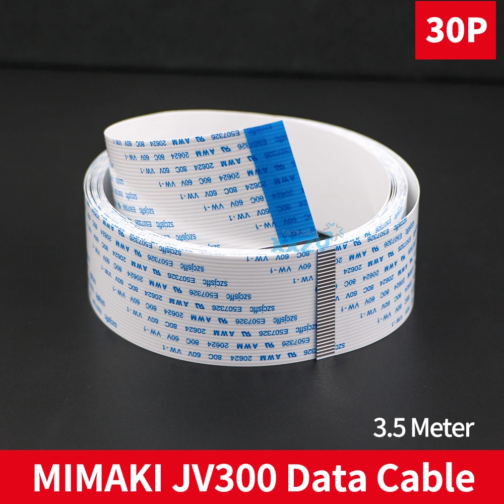 30P MIMAKI JV300 Long Data Cable for Eco Solvent Printer JV150 Flat Cable 30 Pins Data Cable