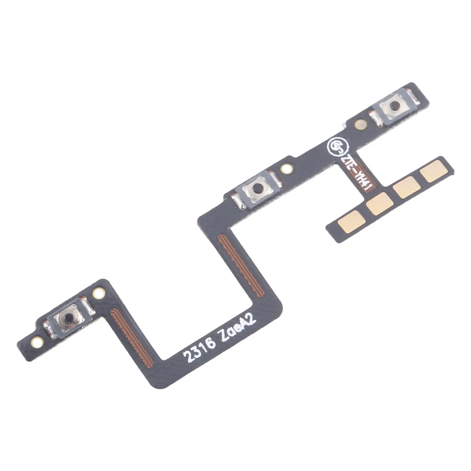 For ZTE Blade A73 5G/A53 Pro/V40 Design/A75 5G Power Button & Volume Button Flex Cable
