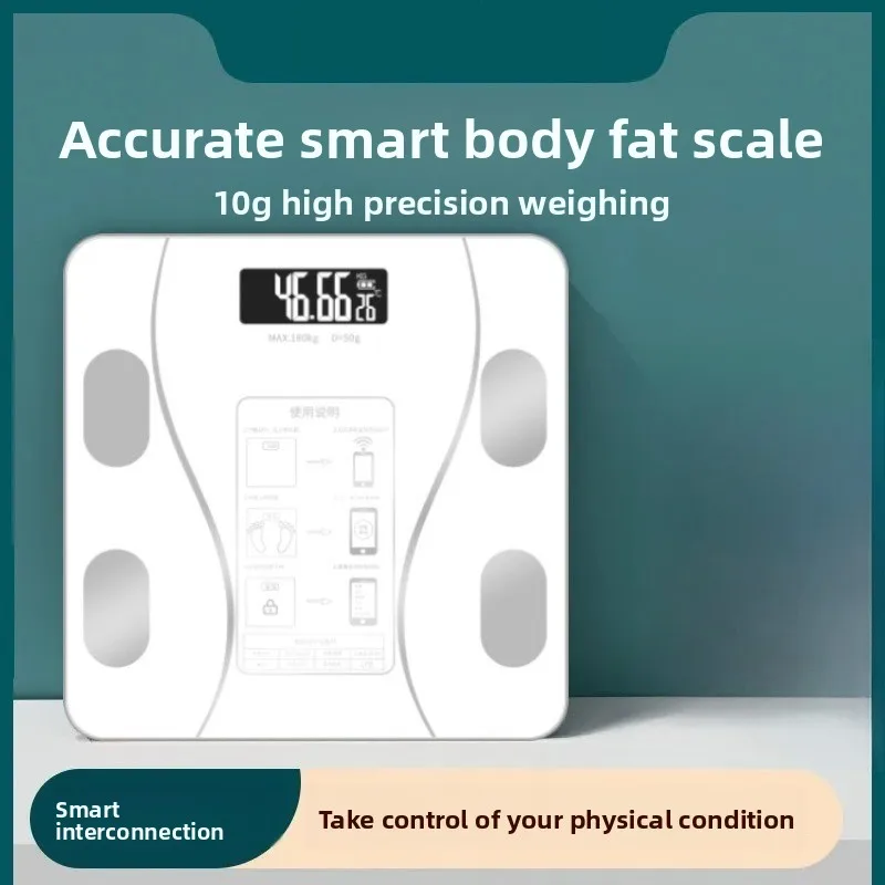 

Умные Bluetooth-весы для измерения жира в организме 2026 года, перезаряжаемые цифровые напольные весы с синхронизацией с приложением, монитор здоровья и веса