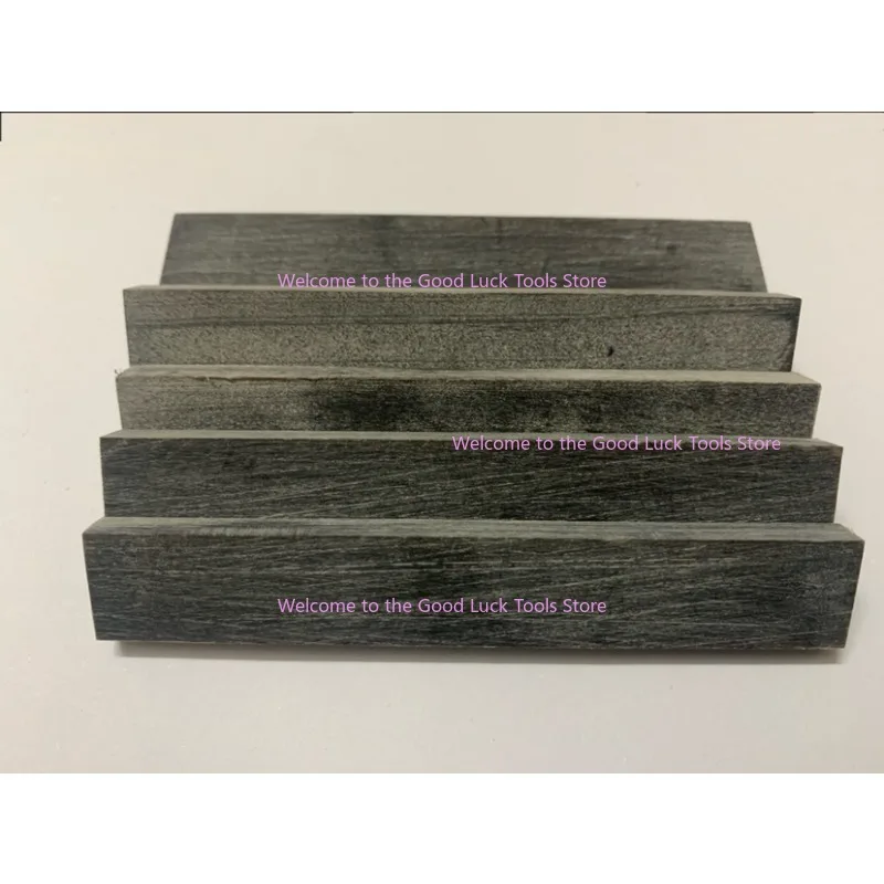 

2pcs DIY Natural Black Buffalo Horn Sheet Knife Blanks Plate Scales Handle Material