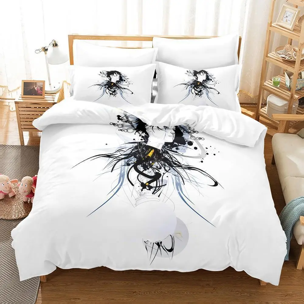 

Ghost In The Shell Bedding Set Single Twin Full Queen King Size Bed Set Adult Kid Bedroom Duvetcover Sets 3D Anime Bed Sheet Set