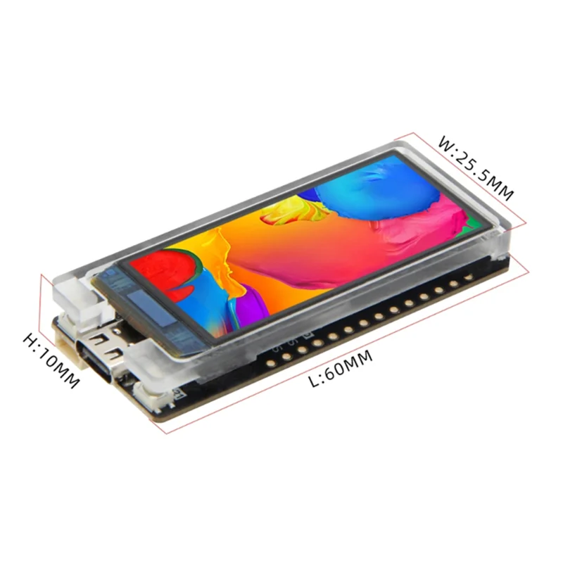BAAE LILYGO T-Display-S3 AMOLED Development Boards for Smart Home Automation System ESP32-S3+1.91 Inch AMOLED Display Modules