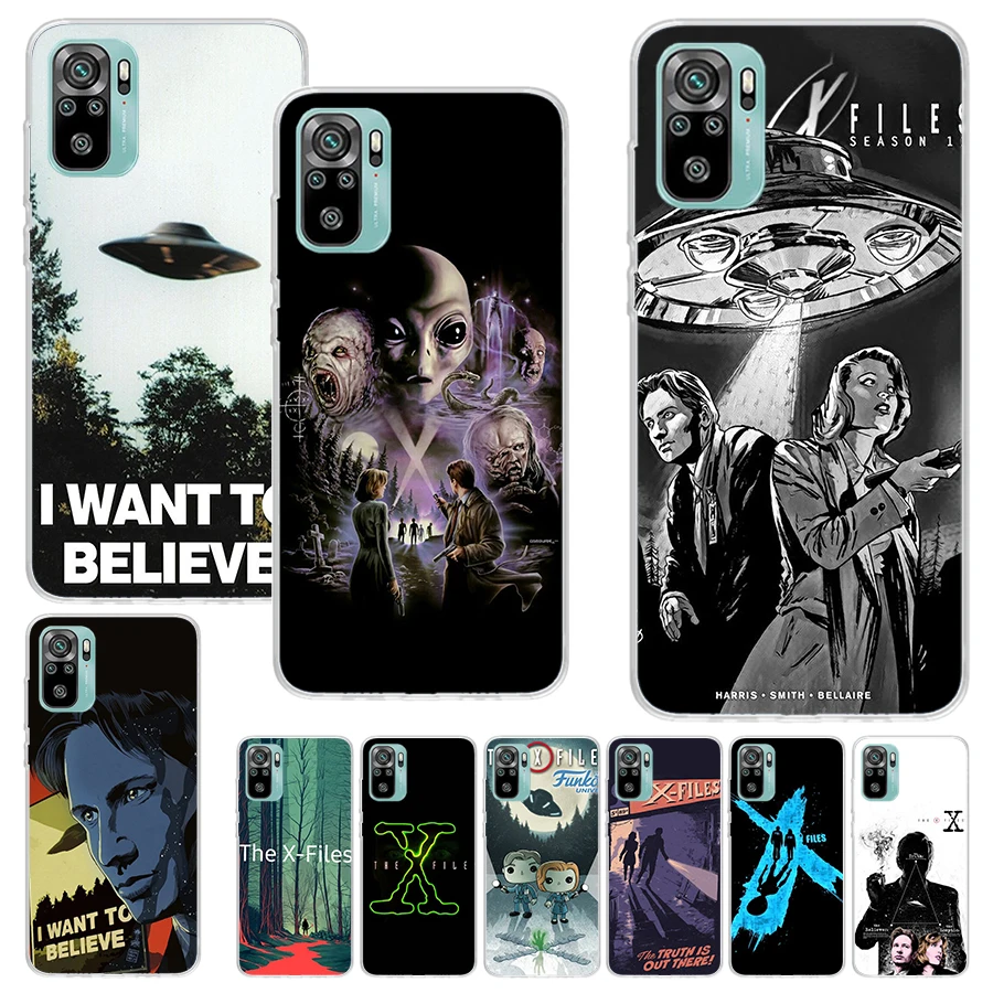 The X Files I Want to Believe Phone Case For Xiaomi Redmi 9 9A 9C 9T 10 10A 10C 12 12C 8 8A 7 7A 6 6A S2 K20 K40 Pro Soft Silico