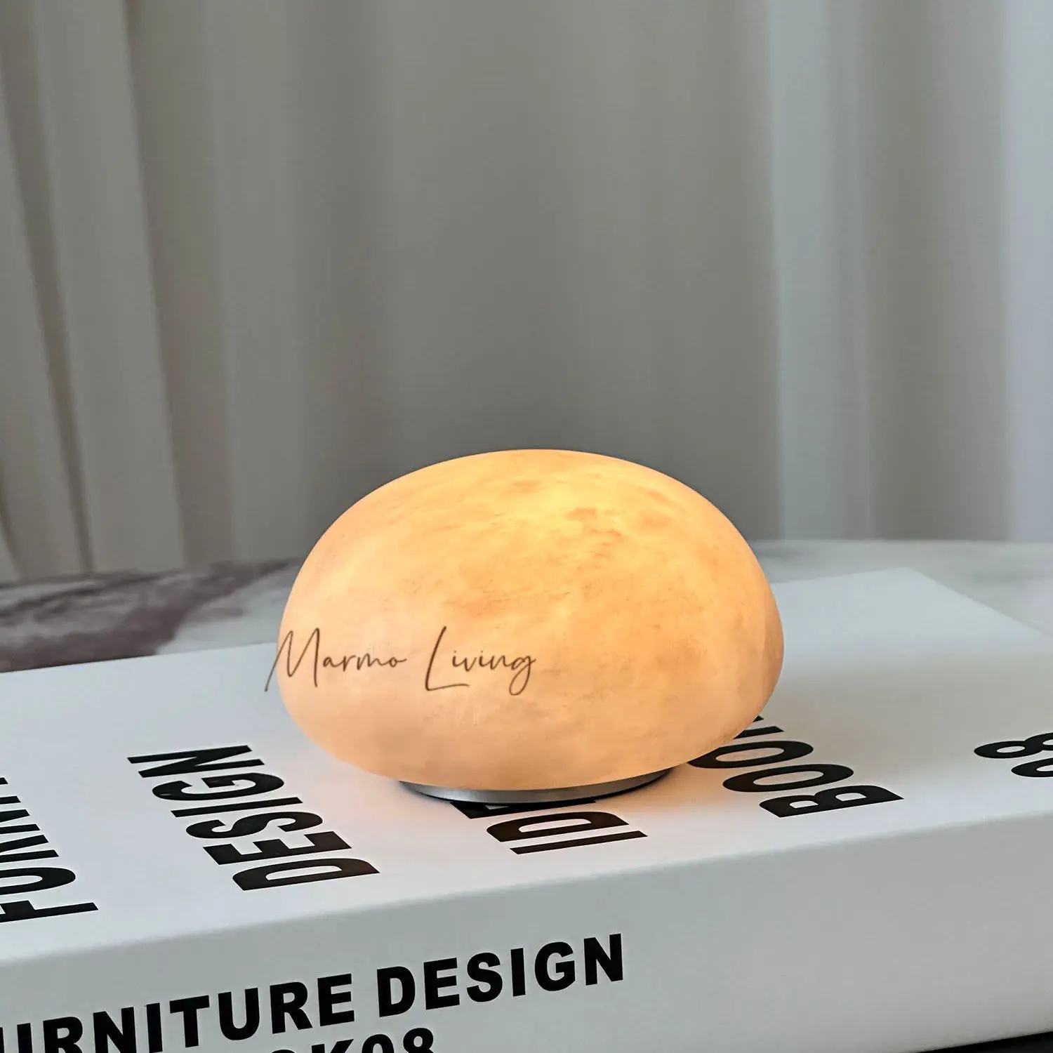 Decorative Real Stone Table Lamp Marble Lamp Restaurant Bar Atmosphere Alabaster Lamp Home Decoration