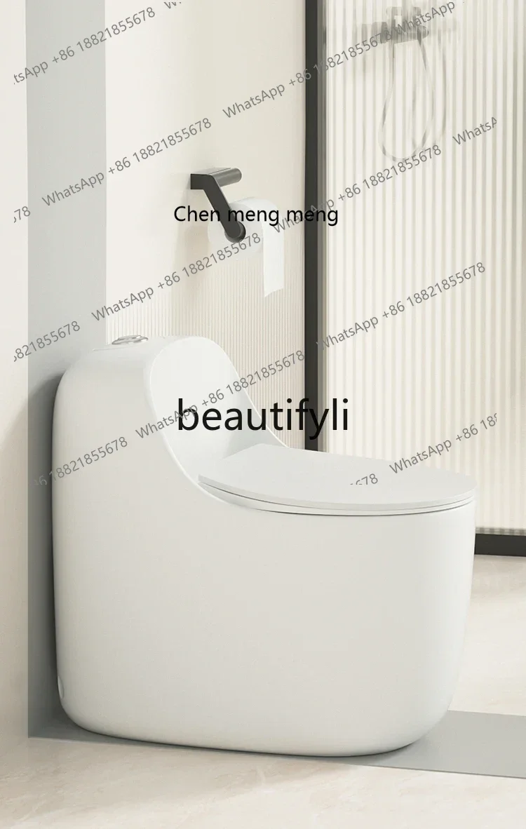 B178 New, horizontal row of household toilets, straight flush type, large-impact, large-diameter deodorant, silent toilet
