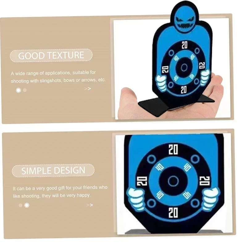 KStainless الصلب نبال الهدف 1/3 قطعة مقلاع رصاصة طرية الهدف اطلاق النار ممارسة الملحقات معدن الحديد الأهداف لعبة الهدف