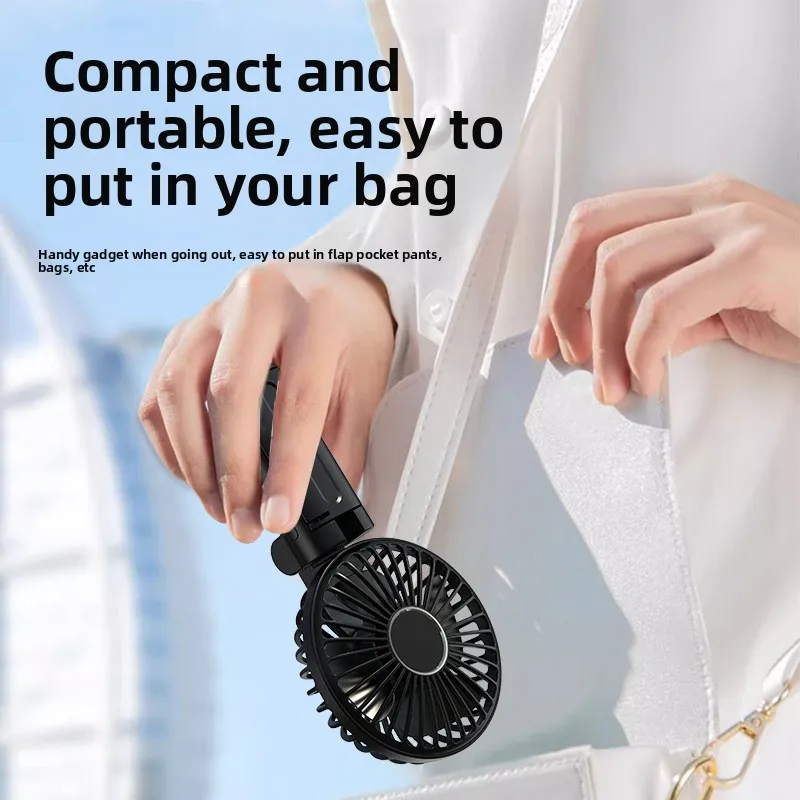 Creative New Usb Home Desktop Folding Fan Outdoor Portable Umbrella Clip Fan