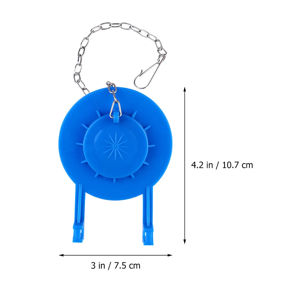 2pcs Toilet Flapper Universal Durable Replacement For Leaky Toilet Tank Easy Install No Tools Required Bowl Repair