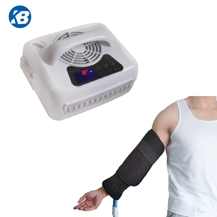 

Knee leg foot arm painrelief therapy pad cryo recovery hot cold ice compression physical system machine