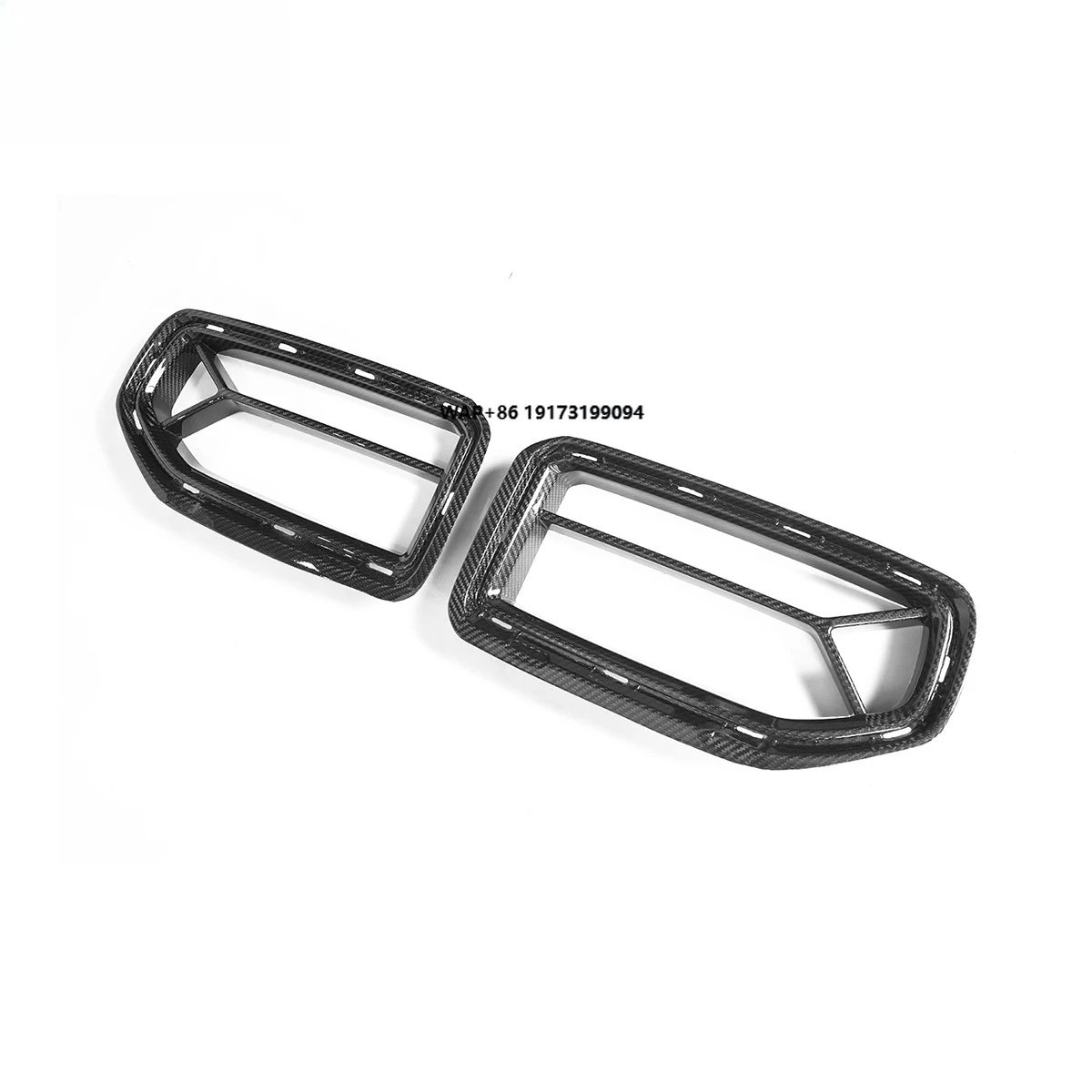 

New Design Car Grill SK Style Dry Carbon Fiber Front Middle Kidney Grille for M2 G87