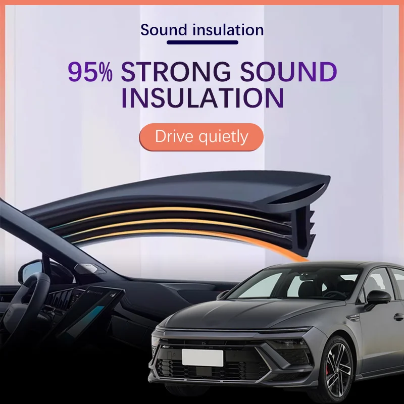 

Car Dashboard Sealing Strip Interior Auto Noise Sound Insulation Rubber Trim Weatherstrip For Hyundai Sonata DN8 EF LF NF YF