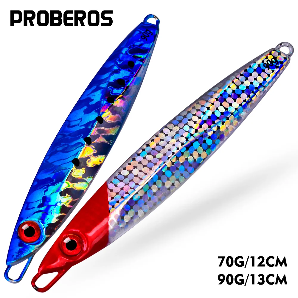 

Fishing Hard Lure Fishing Baits Trolling Tackle 1pcs 70g 90g Jigging Saltwater Slow Jig Iron Plate Fast Sinking Metal Jig Lure