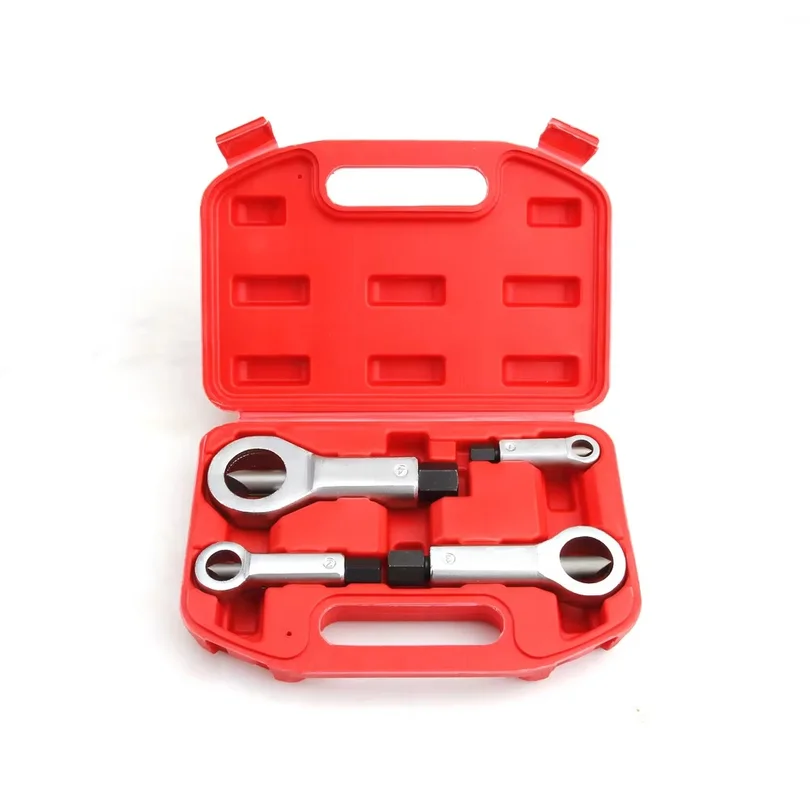 4Pcs 9-27mm Rusty Nut Splitter Damaged Bolt Nut Separator Extractor Remover Cutting Tools Screw Breaker Set