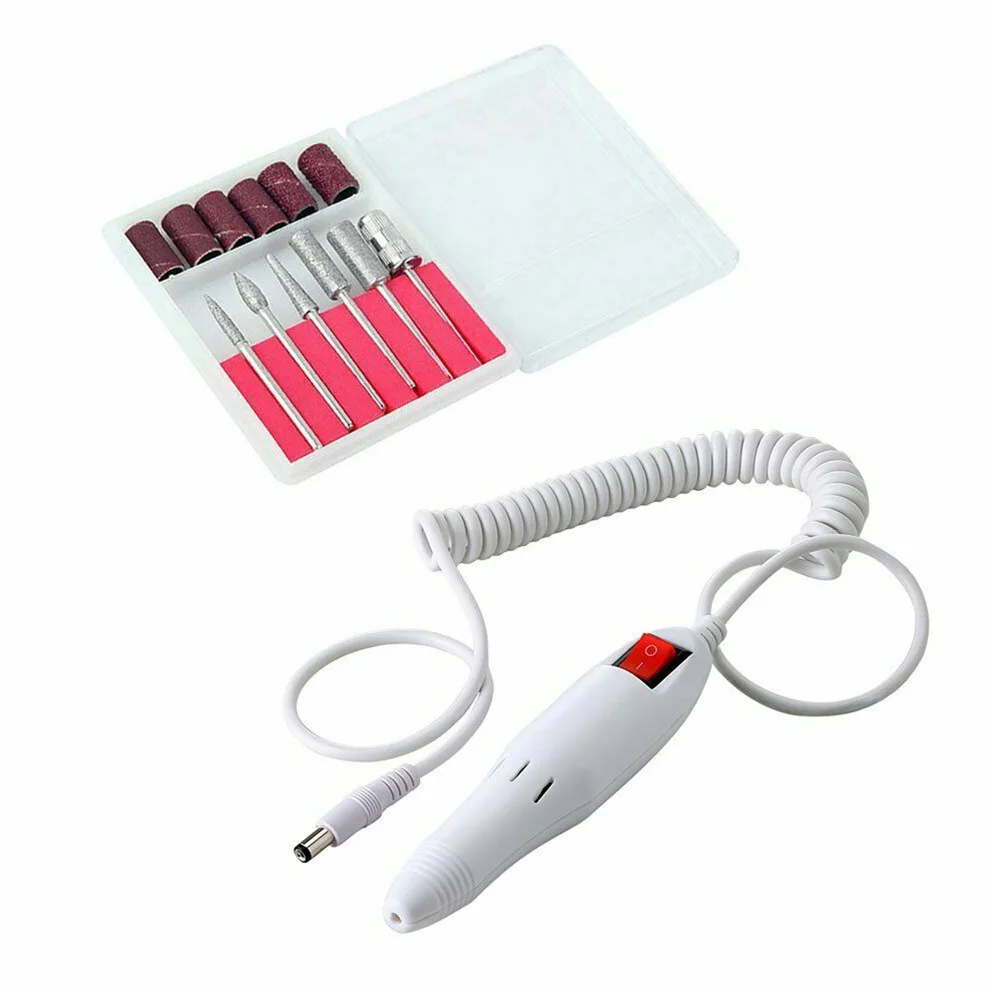 

Electric Nail Polisher Machine 20000-30000Rpm High Tool For Nail Art Jewelry Mold Polishing White