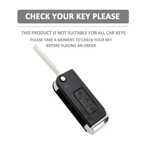Imagen 2 del producto Funda de silicona para llave de coche con 3 botones, Protector de piel de goma para Mahindra Roger XUV 500, accesorios para llavero remoto plegable con tapa