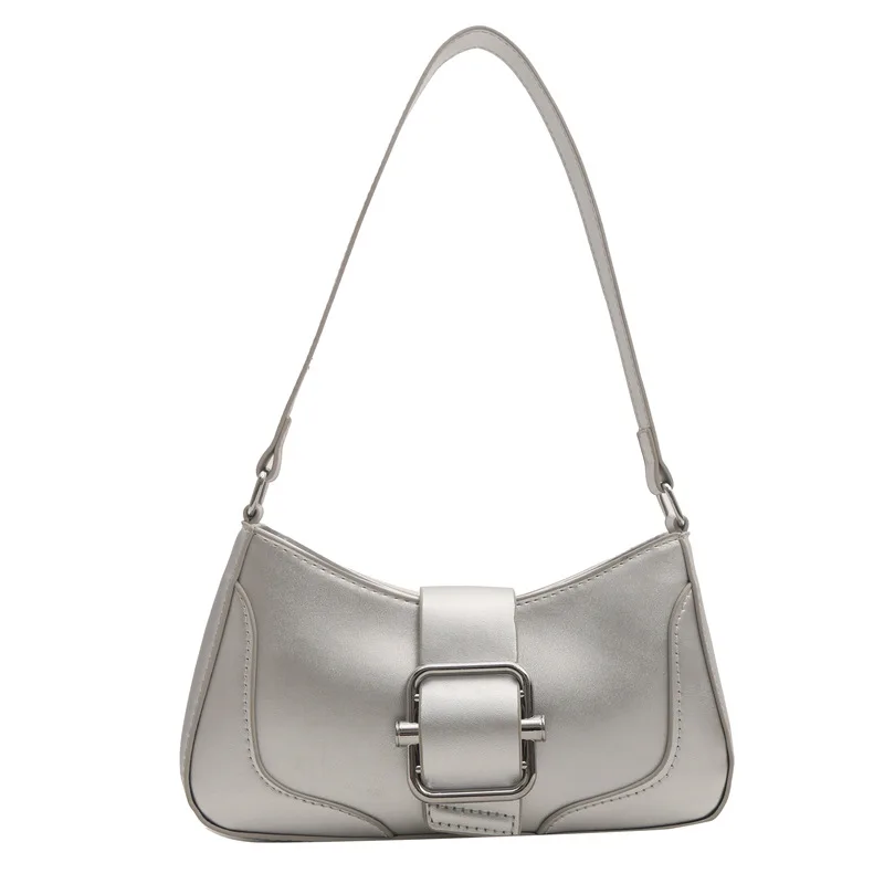 حقائب كتف نسائية صغيرة 2025 جديدة بجودة عالية من جلد البولي يوريثان حقيبة يد نسائية فاخرة مصممة حقيبة الهاتف الخليوي الإناث #6