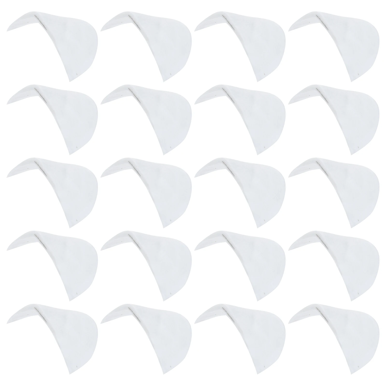 

50pcs Cotton Pads Anti-Slip Reusable Enhancer For Suit T-Shirt Dress Thick Cushion Rounded Contour Shoulder Support For Women