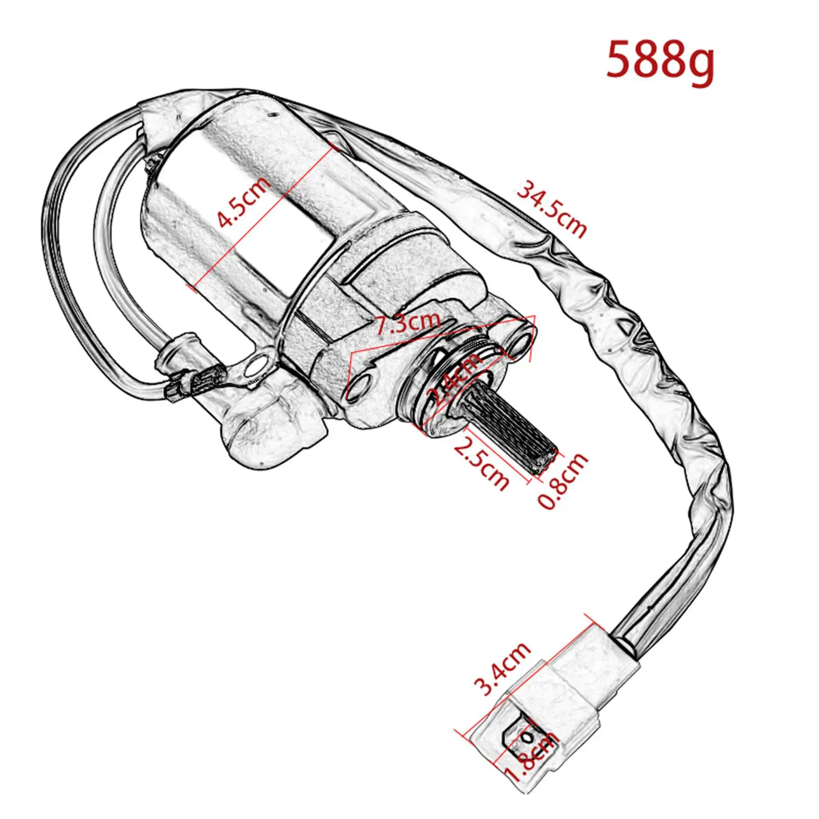 

Профессиональный стартерный двигатель (стартер) для Yamaha 4VP 3VR Bwiz