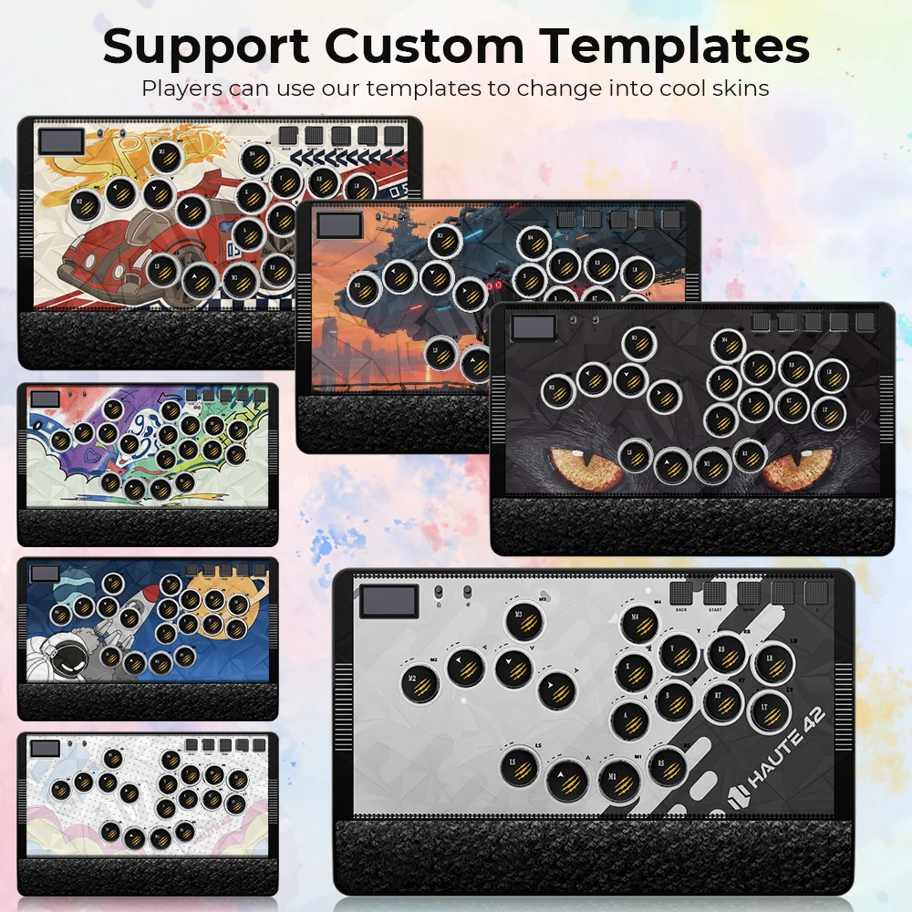 Alta42 controlador magnético C-AT sin alavanca fightbox para pc/ps4/ps5 stickless arcade vara controlador sem alavanca hitbox