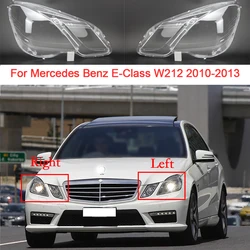Car Headlight Glass For Mercedes Benz E Series W212 2010 2011 2012 2013 Car Parts Transparent Lampshade Shell Car Accessoires