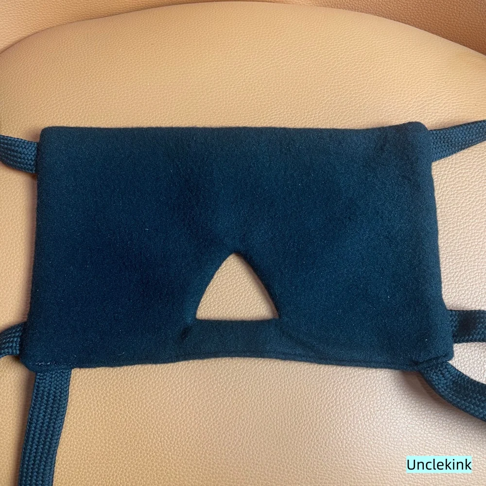 قناع عين للنوم من القطن الأسود الطبي، قابل للتنفس، تحجب الضوء الناعم للنوم والسفر والمستشفى، غطاء عين قابل للغسل