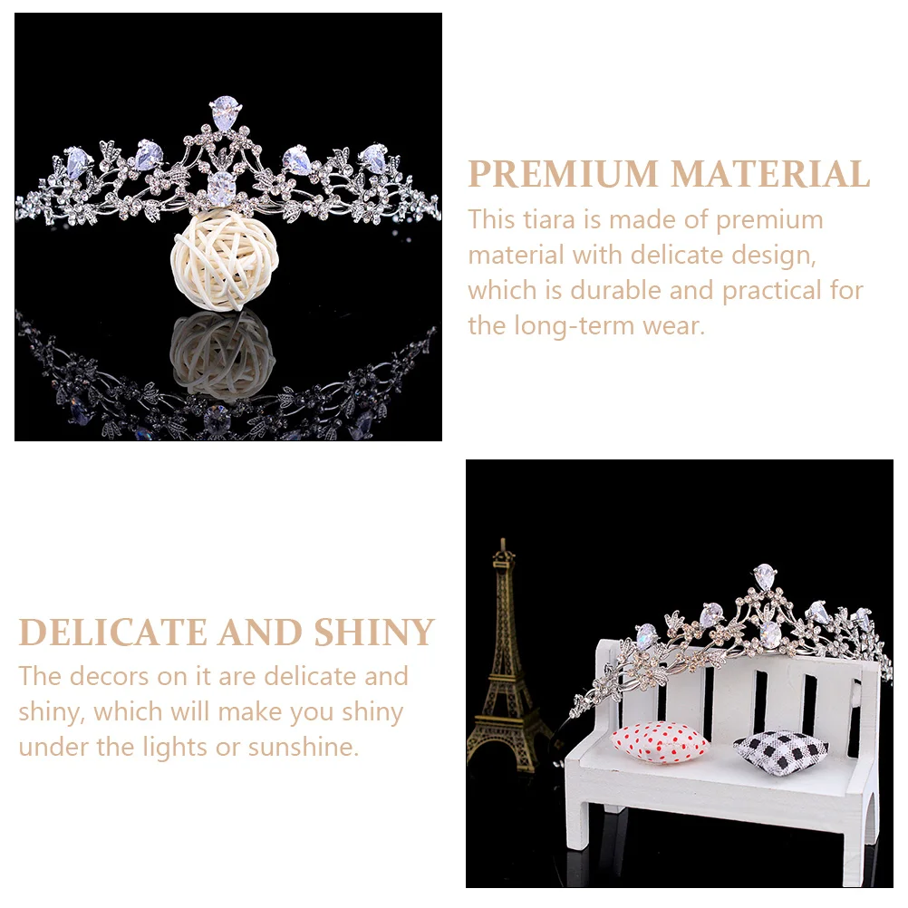 

Bridal Crown Wedding Headb s Diamond Accessories Bride Crowns Women Decorative Romantic Adornment Elegant Headdress