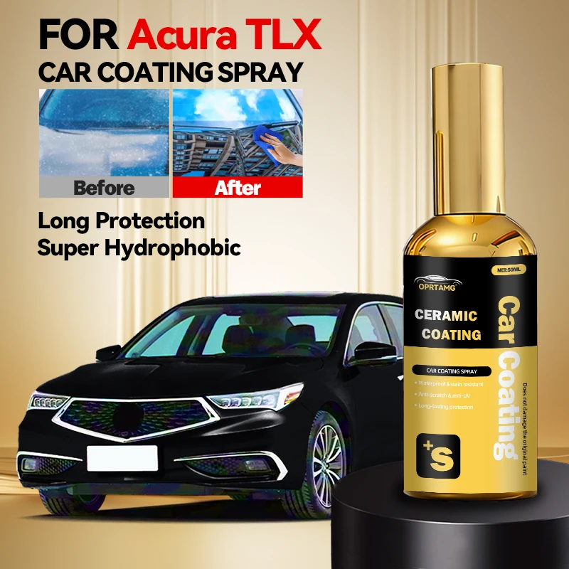 

Farienne 50ML Nano Ceramic Car Liquid Spray Wax Sealant Quick Coating UV Protection Hydrophobic Layer Polishing For Acura TLX