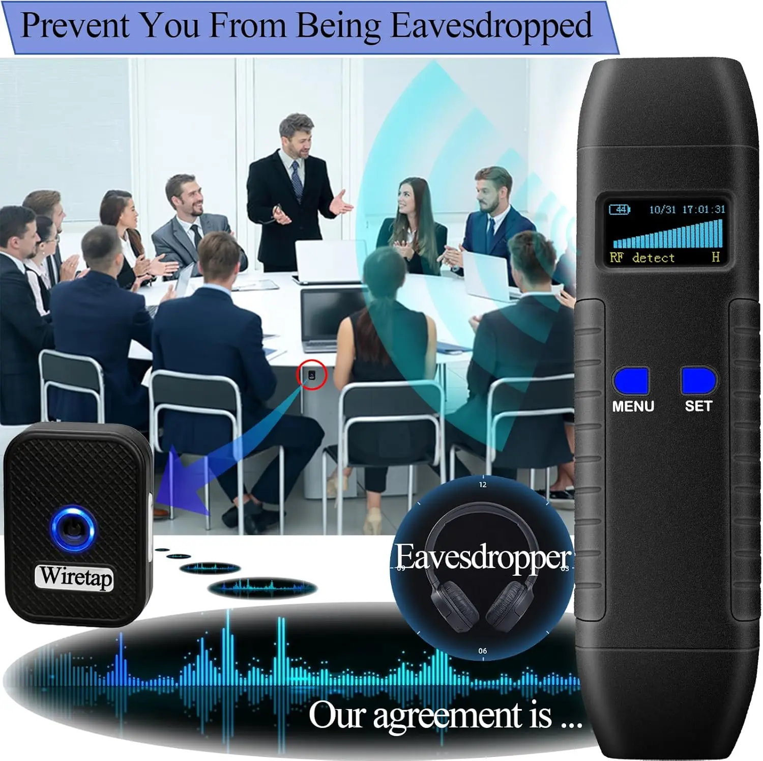 

Многофункциональный детектор багов с инфракрасным лазерным сканированием и регулируемой чувствительностью для обнаружения камер, GPS-трекеров и шпионских устройств