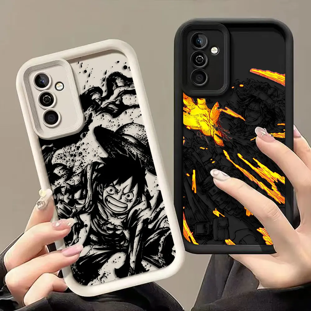 Anime One P-Piece Luffy ACE Phone Case For Samsung Galaxy A13 A15 A16 A17 A22 A23 A25 A26 A32 A35 A51 A52 A53 A55 A71 A73 Cover