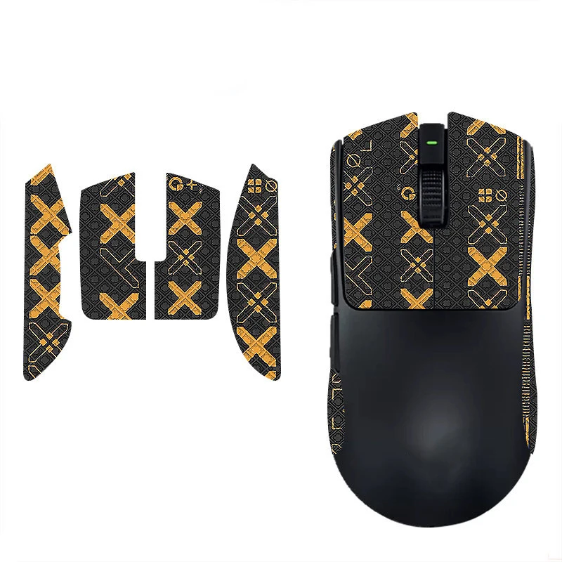 

Mouse Grip Tape Skate Handmade Sticker Non Slip Lizard Skin Suck Sweat For Razer Viper V4 Pro 2026 Wireless Mouse