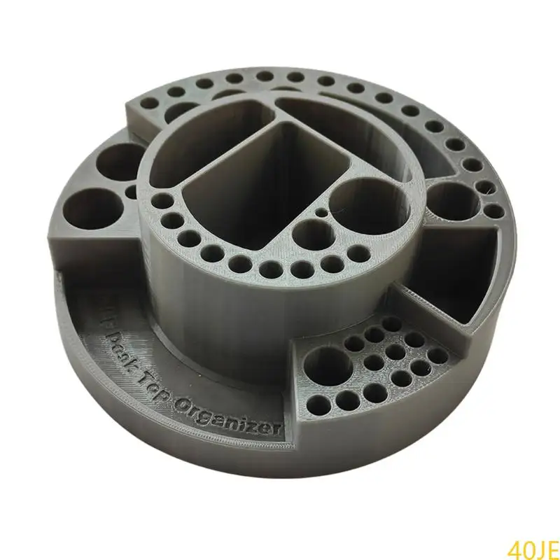 40Je Fly Tying Desktop Storage Rack Rack Fly Tool Stand stockage BAIT BACTES Station d'outils reliure