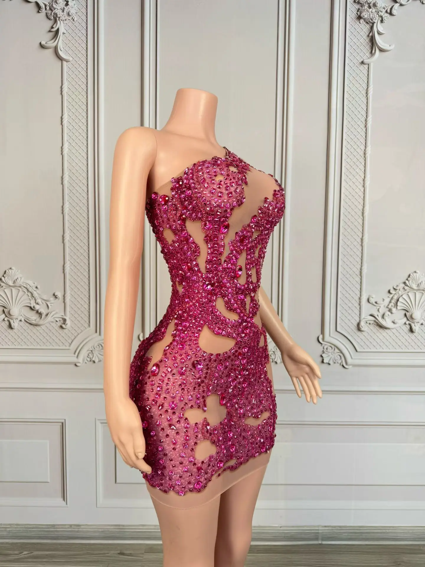 hot pink princess polly dress Princess polly hot pink mini dress- worn once for
