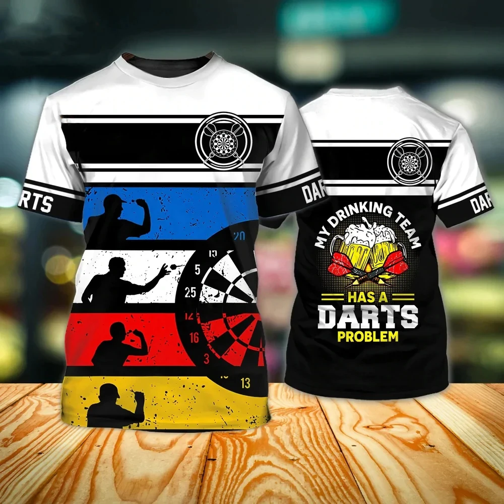 Street Fashion Game - Darts Game 3D Men's T-shirt Fashion